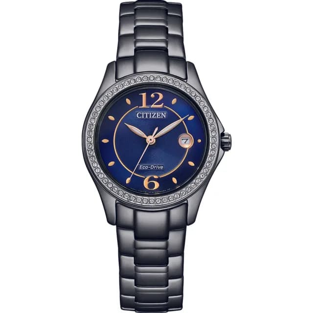 【CITIZEN 星辰】LADYS  Eco-Drive綺麗世界光動能晶鑽女錶 手錶 禮物 推薦(FE1255-84L)