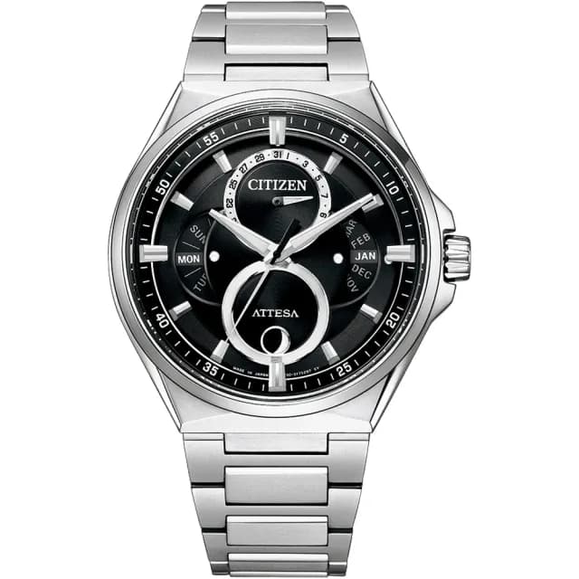 【CITIZEN 星辰】GENTS Eco-Drive 光動能月相紳士男手錶 手錶 禮物 推薦(BU0060-68E)