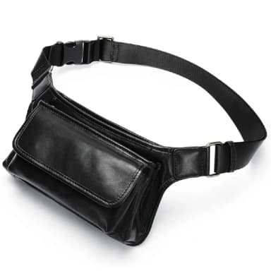【米蘭精品】現貨+預購 胸包真皮腰包(真皮多功能男士休閒斜跨父親節禮物男包包74es21)