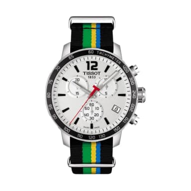 【TISSOT 天梭 官方授權】QUICKSTER 2015 特別版運動手錶-銀/42mm 送禮 禮物 推薦(T0954171703702)