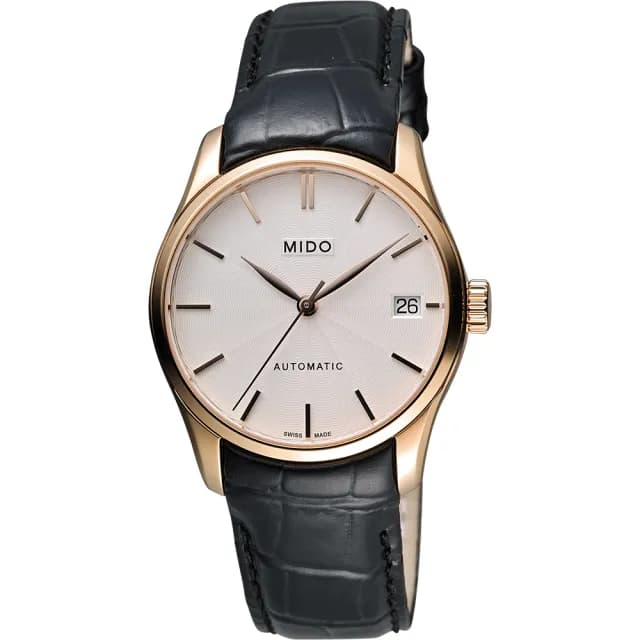 【MIDO 美度】官方授權 Belluna II Lady 經典機械女錶 手錶 禮物 推薦(M0242073603100)
