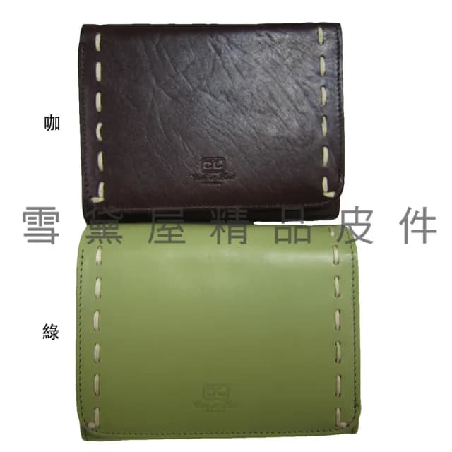 【SNOW.bagshop】情人節禮物 真皮包包  短夾中性復古皮夾二折暗扣式主袋100%進口牛皮革(材質輕巧大方好攜帶