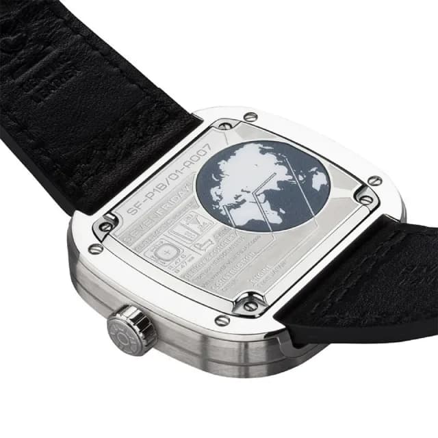 【SEVENFRIDAY】P1 解構世界自動上鍊機械錶-銀x黑 送禮 禮物 推薦(P1B)