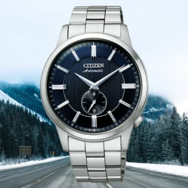【CITIZEN 星辰】Mechanical系列 60小時動力儲存 小秒針機械腕錶 畢業禮物 送禮 推薦(NK5000-98L)