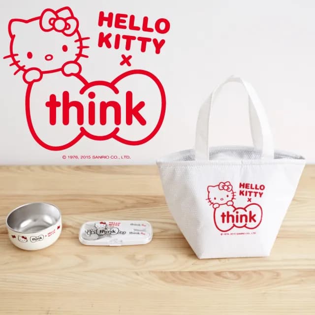 【thinkbaby】Hello kitty聯名餐具組禮盒