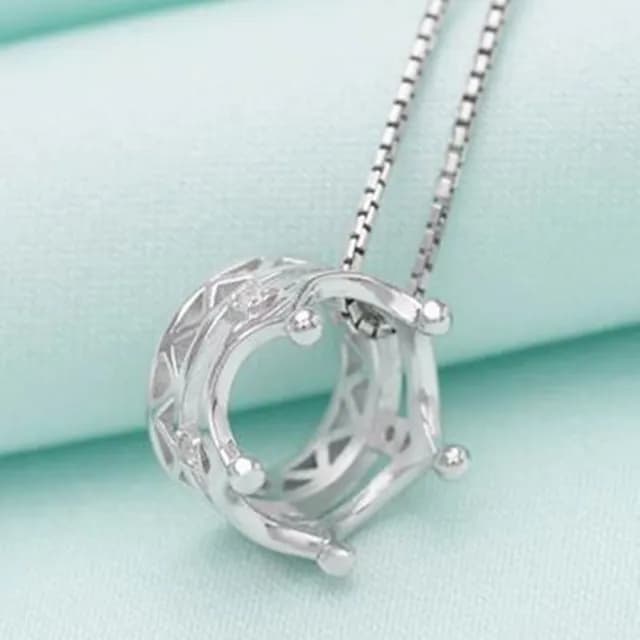 【米蘭精品】現貨+預購 皇冠項鍊流行銀飾品(流行韓風百搭公主風母親節生日情人節聖誕節交換禮物73v19)