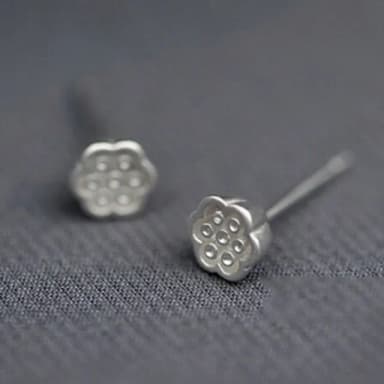 【米蘭精品】現貨+預購 耳環流行銀飾品耳針式耳飾(蓮藕造型情人節生日禮物聖誕節交換禮物首選73ag1)