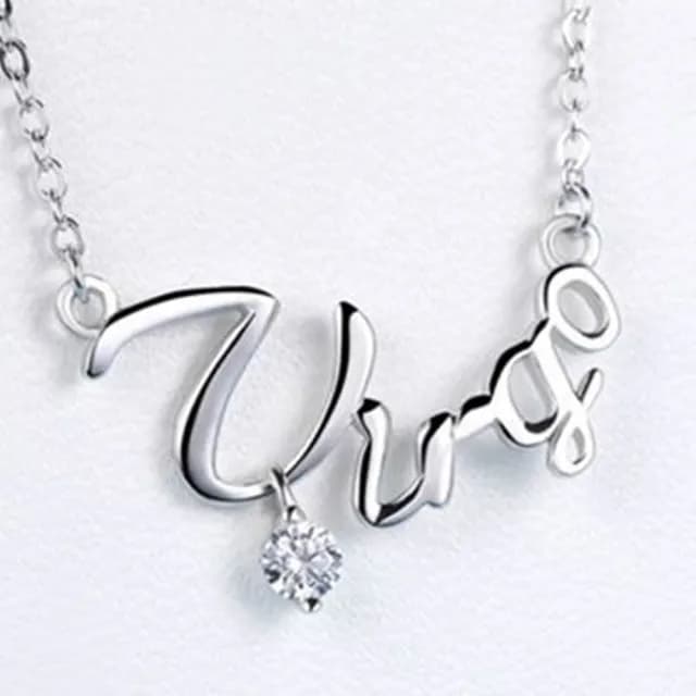 【米蘭精品】現貨+預購 星座項鍊流行銀飾品(十二星座創意文字母親節生日情人節聖誕節交換禮物73v149)