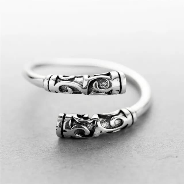 【米蘭精品】現貨+預購 戒指流行銀飾品(金箍棒造型時尚經典流行七夕情人節生日聖誕節交換禮物2色73ae187)