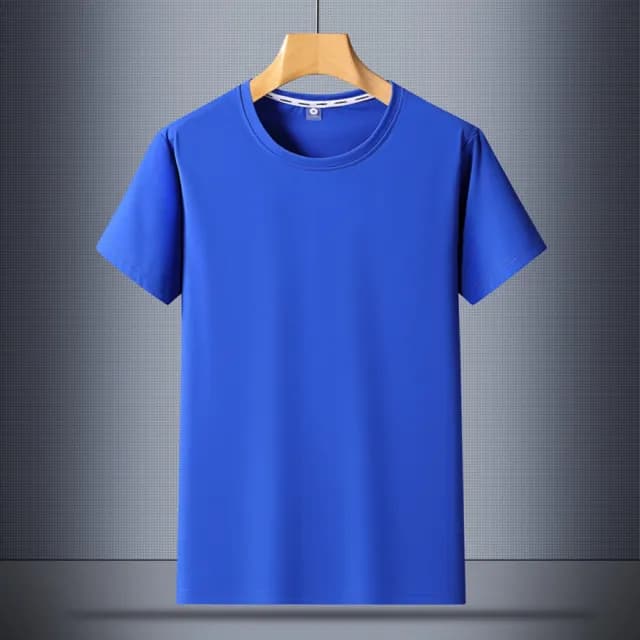 【米蘭精品】現貨+預購 冰絲T恤短袖上衣(休閒速乾健身寬鬆男裝父親節禮物5色74ey20)