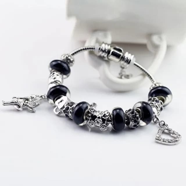 【米蘭精品】現貨+預購 串珠手鍊流行飾品(時尚大方精美創意母親節情人節生日聖誕節交換禮物2款73ay4)