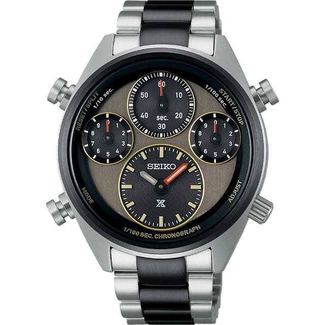 【SEIKO 精工】Prospex 40週年限量版 1/100秒太陽能計時手錶 母親節 禮物 送禮(SFJ005P1/8A50-00C0N)