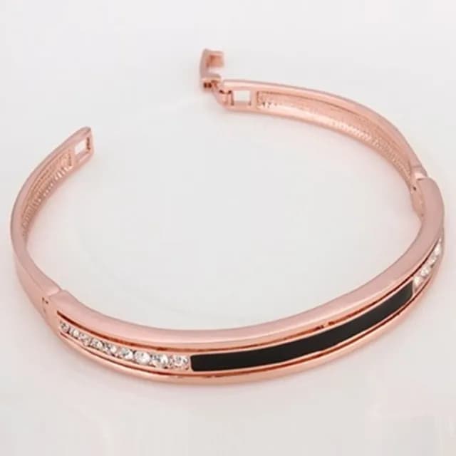 【米蘭精品】現貨+預購 玫瑰金鑲鑽手環流行飾品(時尚百搭高貴優雅情人節生日聖誕節交換禮物首選73cf5)
