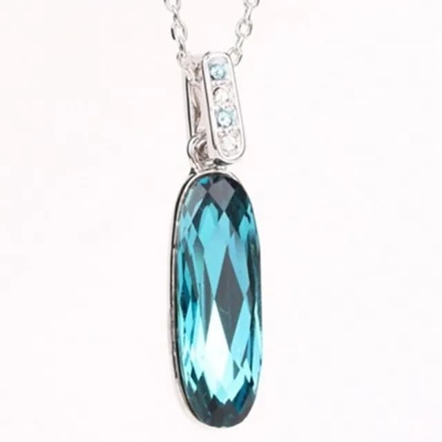 【米蘭精品】現貨+預購 項鍊水晶流行飾品(鑲鑽經典閃耀優雅長型母親節情人節生日聖誕節交換禮物3色73aj39)