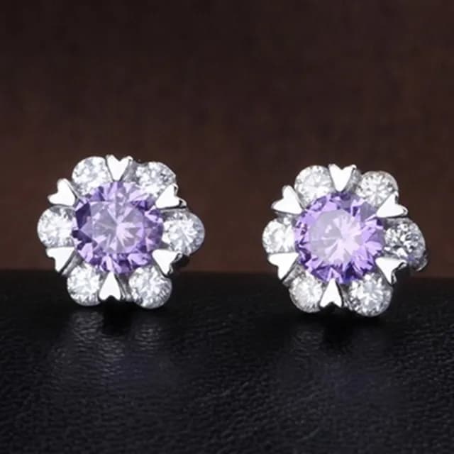 【米蘭精品】現貨+預購 耳環鑲鑽流行銀飾品(時尚精美雪花七夕情人節生日聖誕節交換禮物2色73ac89)