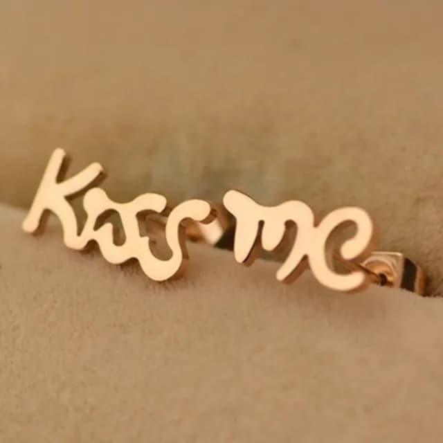 【米蘭精品】現貨+預購 玫瑰金耳環流行飾品(時尚kissme母親節生日情人節聖誕節交換禮物71at73)