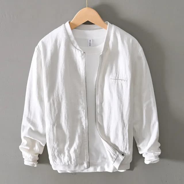 【巴黎精品】父親節禮物 棒球外套休閒夾克(經典復古純色寬鬆男外套5色a1bv8)