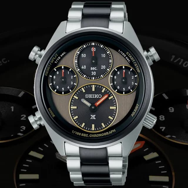 【SEIKO 精工】限量 PROSPEX系列 40周年 太陽能計時腕錶 父親節 禮物 送禮 推薦(SFJ005P1/8A50-00C0N)