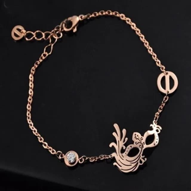 【米蘭精品】現貨+預購 玫瑰金鑲鑽手鍊流行飾品(創意時尚面具流行母親節生日情人節聖誕節交換禮物71ah4)
