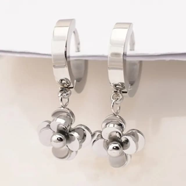 【米蘭精品】現貨+預購 玫瑰金耳環流行飾品(時尚茶花精選母親節生日情人節聖誕節交換禮物3色71at77)