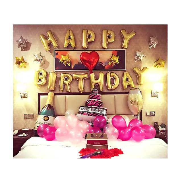 【生活King】生日浪漫氣球套餐組(場景佈置)
