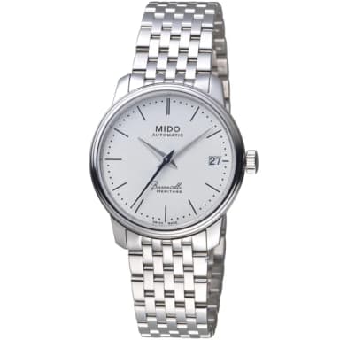 【MIDO美度 官方授權】BARONCELLI 永恆系列III簡約時尚女腕錶 送禮 推薦(M0272071101000)