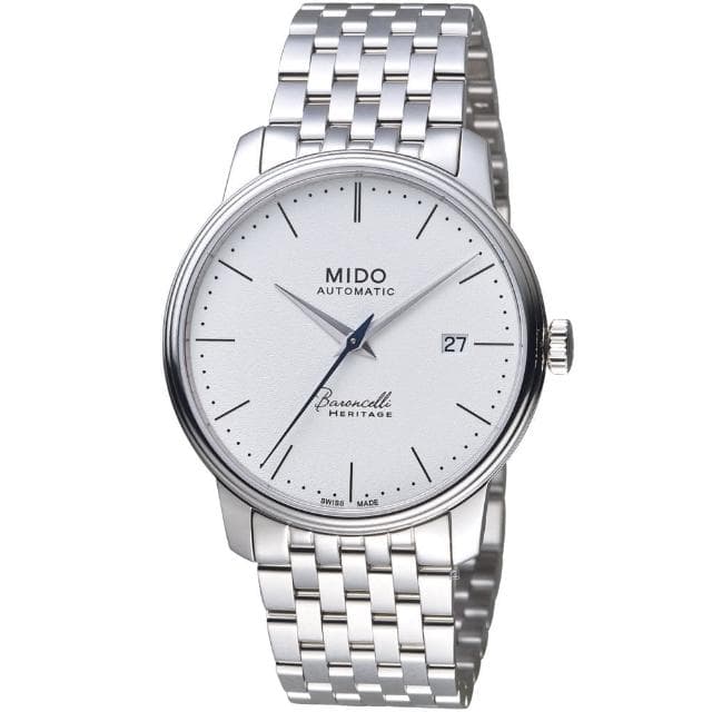 【MIDO美度 官方授權】BARONCELLI 永恆系列III簡約時尚腕錶 送禮 推薦(M0274071101000)