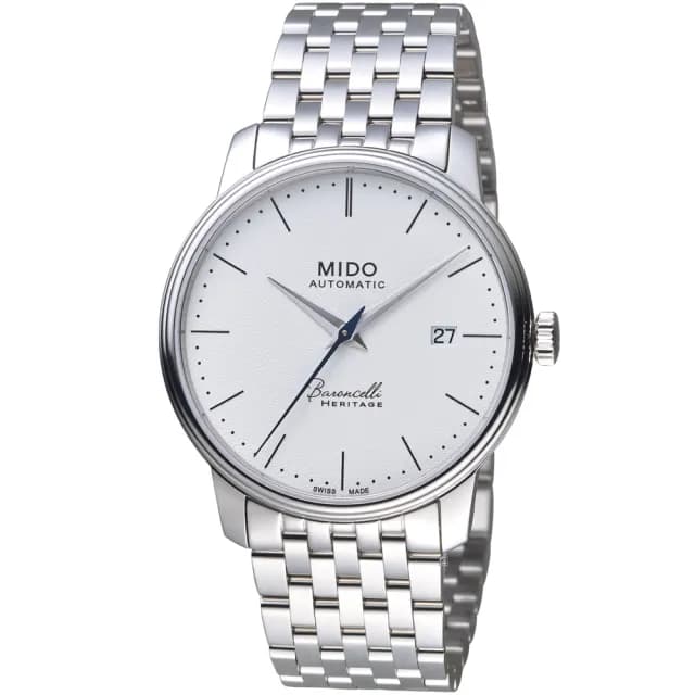 【MIDO美度 官方授權】BARONCELLI 永恆系列III簡約時尚腕錶 送禮 推薦(M0274071101000)
