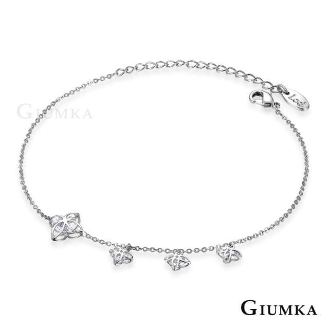 【GIUMKA】女士腳鍊．生命之花．新年禮物/開運/送禮(銀色款)