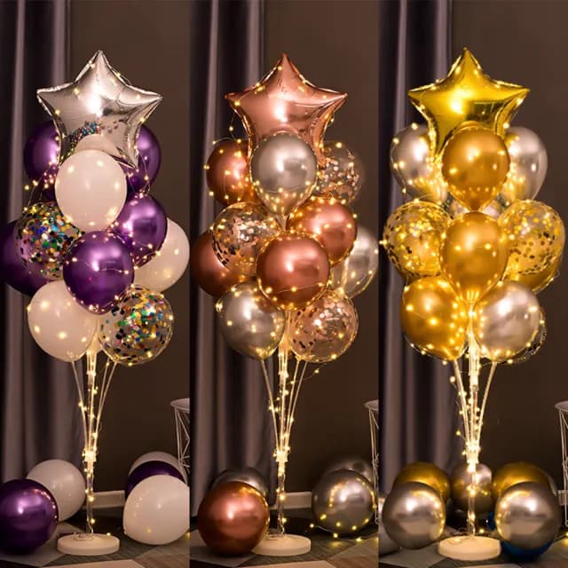 130cm氣球樹1組(氣球支架 空飄 氣球 生日佈置 告白氣球 婚禮佈置 聖誕佈置 聖誕氣球 生日氣球 耶誕)