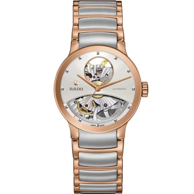 【Rado 雷達表】Centrix 晶萃系列開芯鏤空機械錶  R02送禮推薦(R30248012)