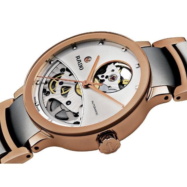 【Rado 雷達表】Centrix 晶萃系列開芯鏤空機械錶  R02送禮推薦(R30248012)