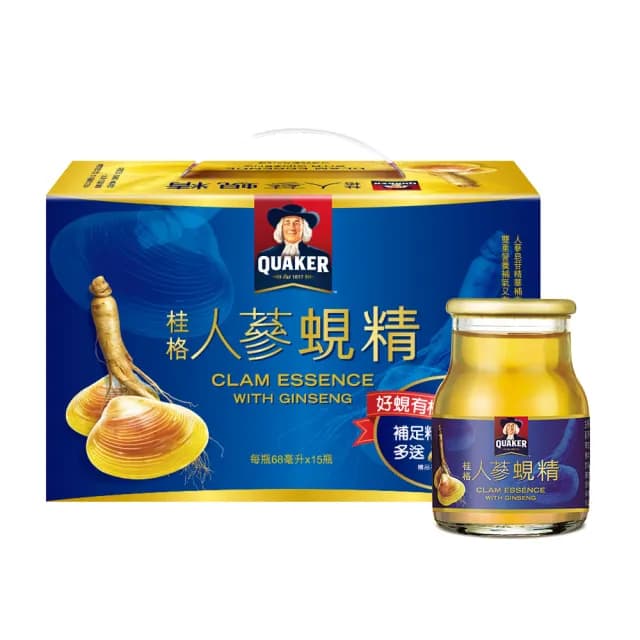 【桂格】人蔘蜆精禮盒68ml×15+1入(共16入 中秋節禮盒/送禮推薦)