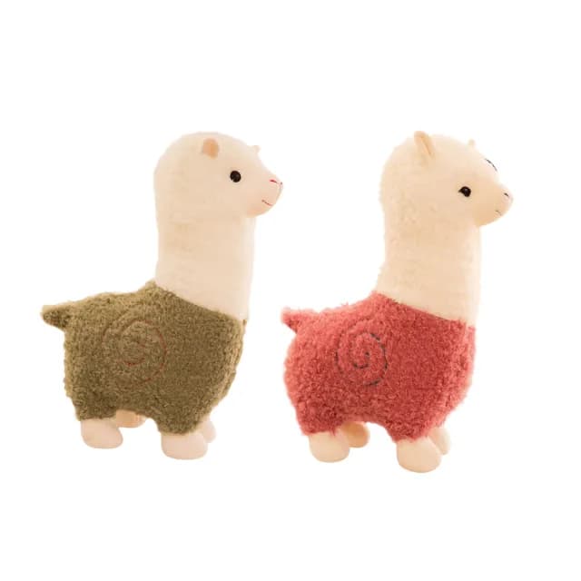 【居家新生活】草泥馬娃娃公仔 PX-340070 羊駝38CM抱枕(布偶 抱枕公仔 安撫娃娃 生日禮物 聖誕禮物)