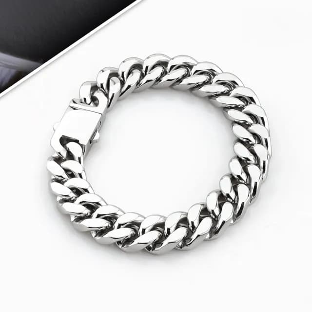 【AchiCat】古巴鏈．手鍊．粗鏈條．個性(送男生．白色情人節禮物)