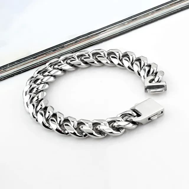 【AchiCat】古巴鍊．手鍊．粗鏈條．個性． H22017(新年禮物)