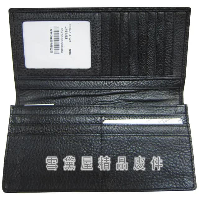 【SNOW.bagshop】父親節禮物 真皮包包  長夾專櫃男仕長型皮夾100%進口牛皮革材質(標準尺寸大容量大方不摺鈔