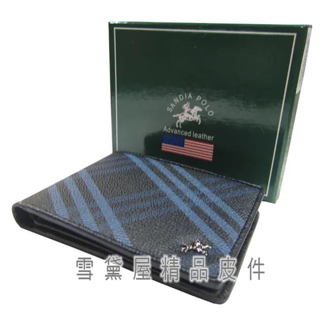 【SNOW.bagshop】情人節禮物 短夾專櫃男仕短型皮夾進口防水包 防刮皮革材質(加長尺寸固定型證件夾附品牌高