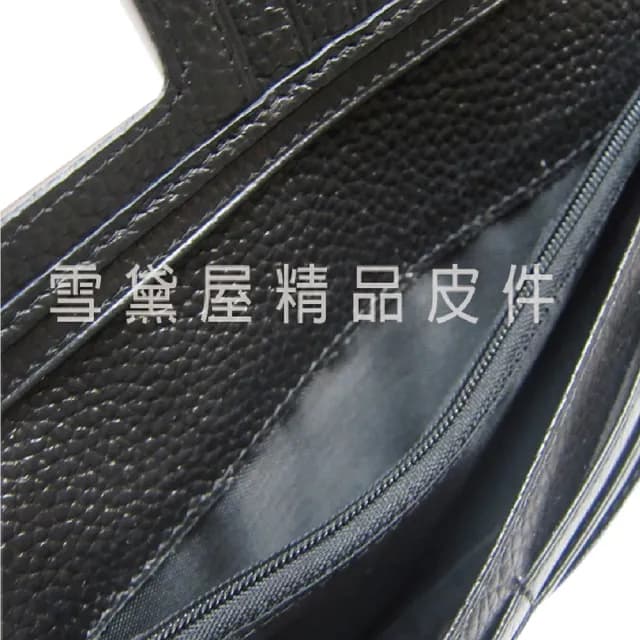 【SNOW.bagshop】父親節禮物 真皮包包  長夾二折型主袋休閒男仕款100%進口牛皮革材質(內延伸大袋口大方大容