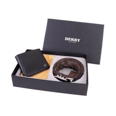 【Derby】皮帶皮夾禮盒組 父親節禮物