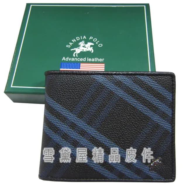 【SNOW.bagshop】情人節禮物 短夾專櫃男仕短型皮夾進口防水包 防刮皮革材質(標準尺寸固定型證件夾附品牌高