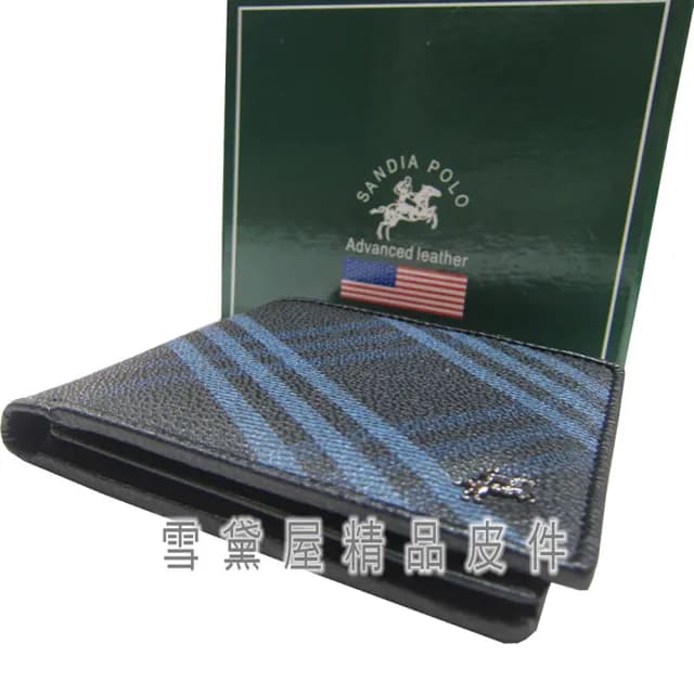 【SNOW.bagshop】情人節禮物 短夾專櫃男仕短型皮夾進口防水包 防刮皮革材質(標準尺寸固定型證件夾附品牌高