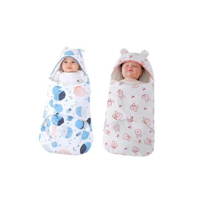 【Jonyer】初生嬰兒純棉包巾 防驚跳加厚保暖繈褓睡袋 新生兒包巾 交換禮物