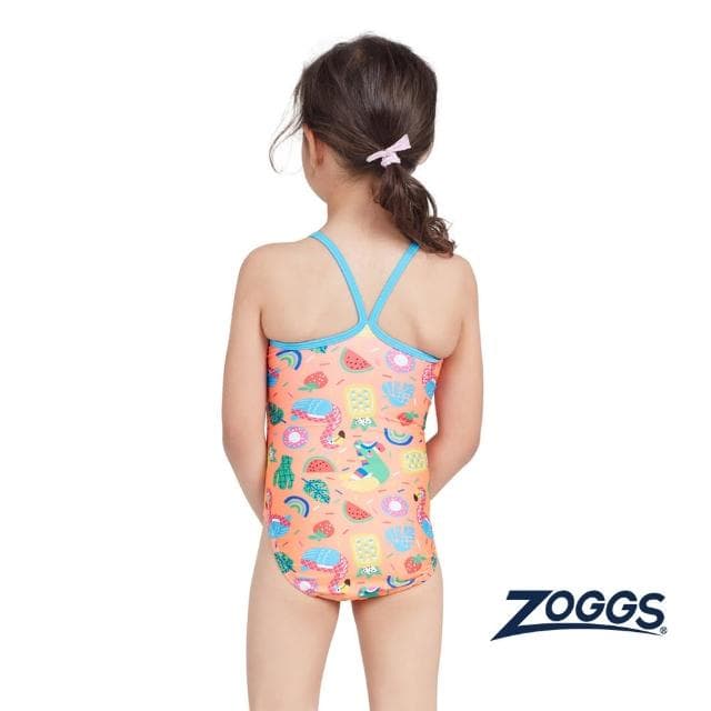 【Zoggs】幼童《盛放天堂》連身泳裝(小童泳衣/女童泳衣/幼兒泳衣/訓練泳褲/小童泳裝/學生泳衣)