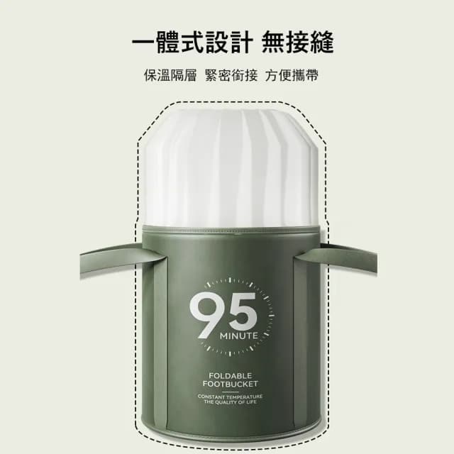 【Kyhome】旅行便攜帶蓋泡腳桶 可折疊泡腳袋 足浴桶 足浴盆 交換禮物