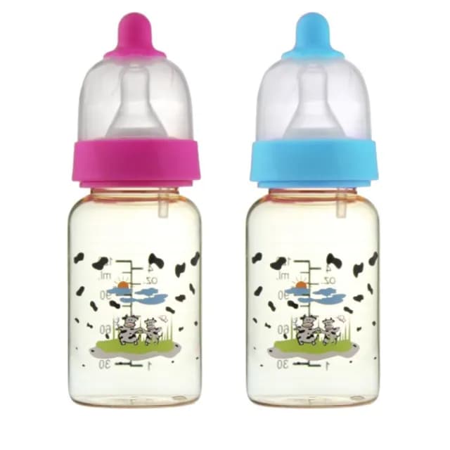 【貝喜力克】防脹氣PPSU直圓型奶瓶120ml(3入)