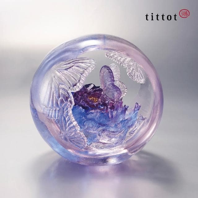 【tittot 琉園】圓滿榮華_擺飾(送禮/琉璃/禮物/玻璃/水晶/藝術品/擺飾/禮贈/企業/圓滿榮華)