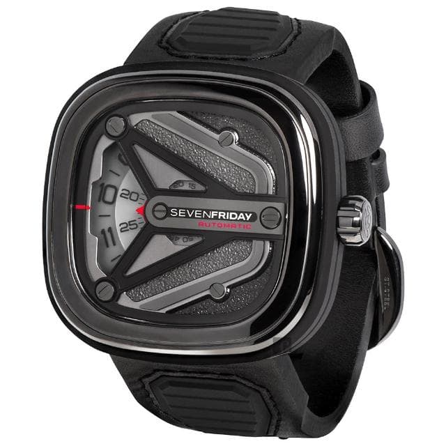 【SEVENFRIDAY】M3 星際太空船自動上鍊機械錶-黑/47mm 送禮 禮物 推薦(M3)