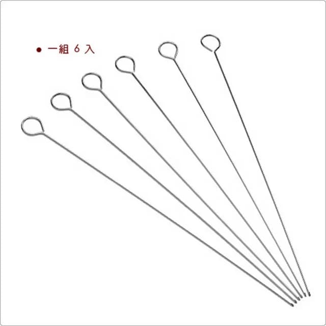 【KitchenCraft】燒烤串叉6入 30cm / 燒烤串叉 烤肉用具 中秋節 露營烤肉 BBQ