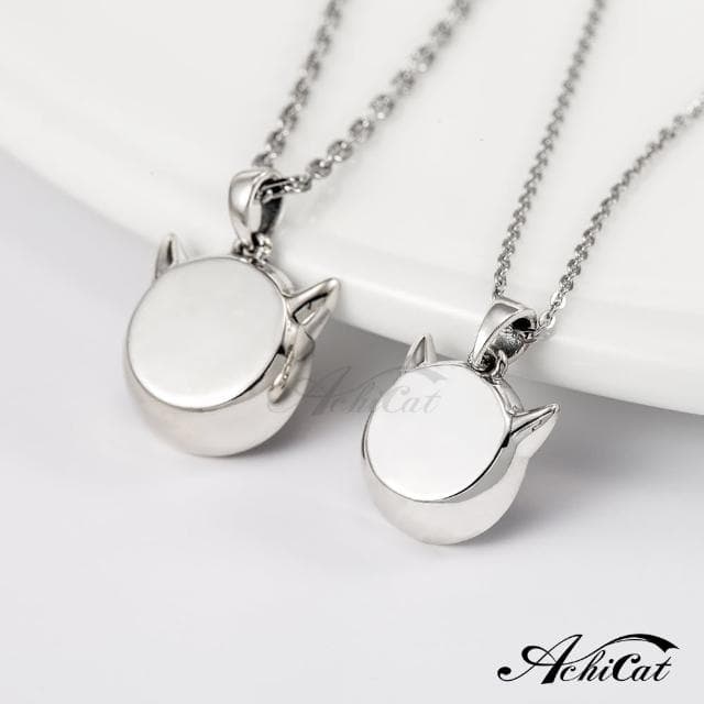 【AchiCat】情侶對鍊．純銀項鍊．惡魔造形(送男友．新年禮物)
